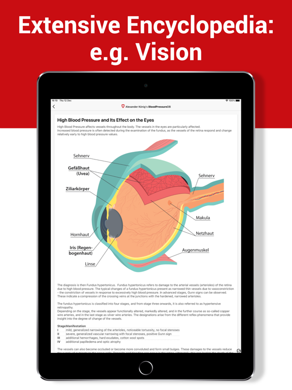 Blood Pressure DB - Log, Check iPad screenshot 9 - Medical app