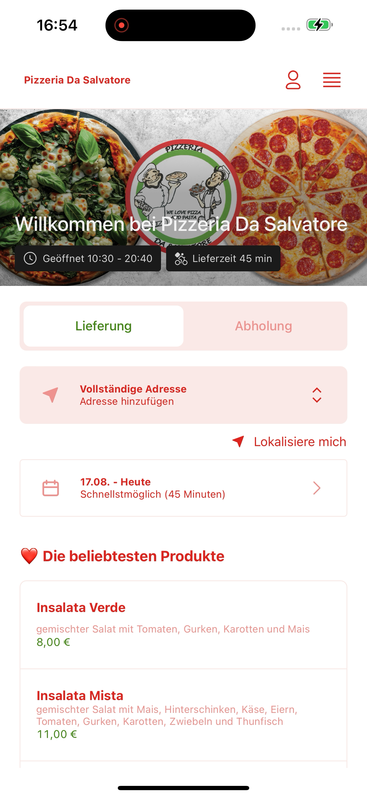 Pizzeria Da Salvatore (DE) screenshot 6