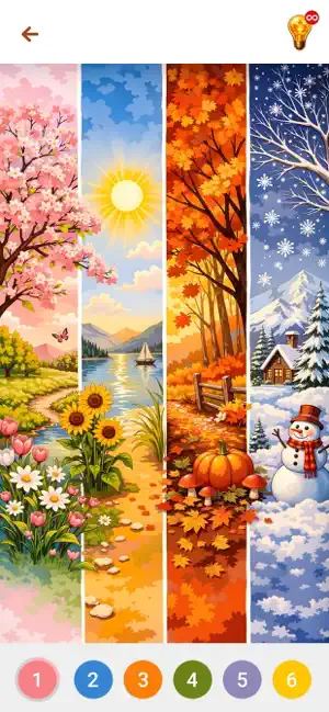Season Autumn Color by Numbers screenshot 2