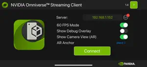 Omniverse Streaming Client screenshot #1 for iPhone