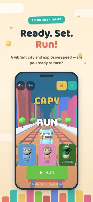 Capy Run: Capy Runner 3D screenshot 3