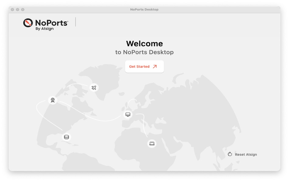 #1. Noports Desktop (macOS) 게시자: Atsign