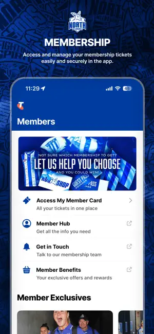 North Melbourne Official App iPhone screenshot 5