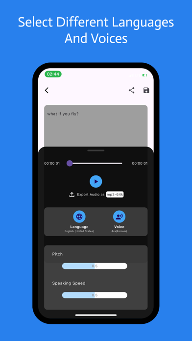 Tell - Text To Speech Screenshot