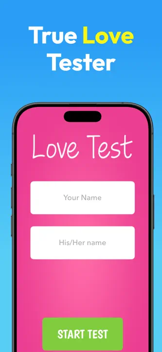 Love Tester - Crush Test Quiz screenshot 1