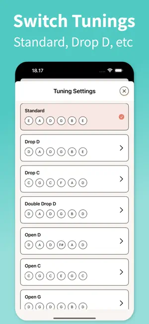 Guitar Tuner - TuneGuide screenshot 4