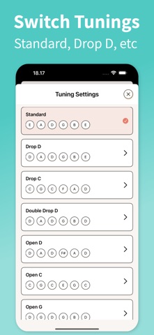 Guitar Tuner - TuneGuide Screenshot 4 of 4
