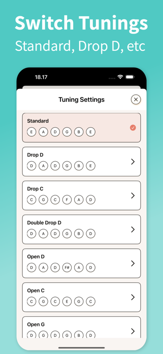 Guitar Tuner - TuneGuide Screenshot 4 of 4