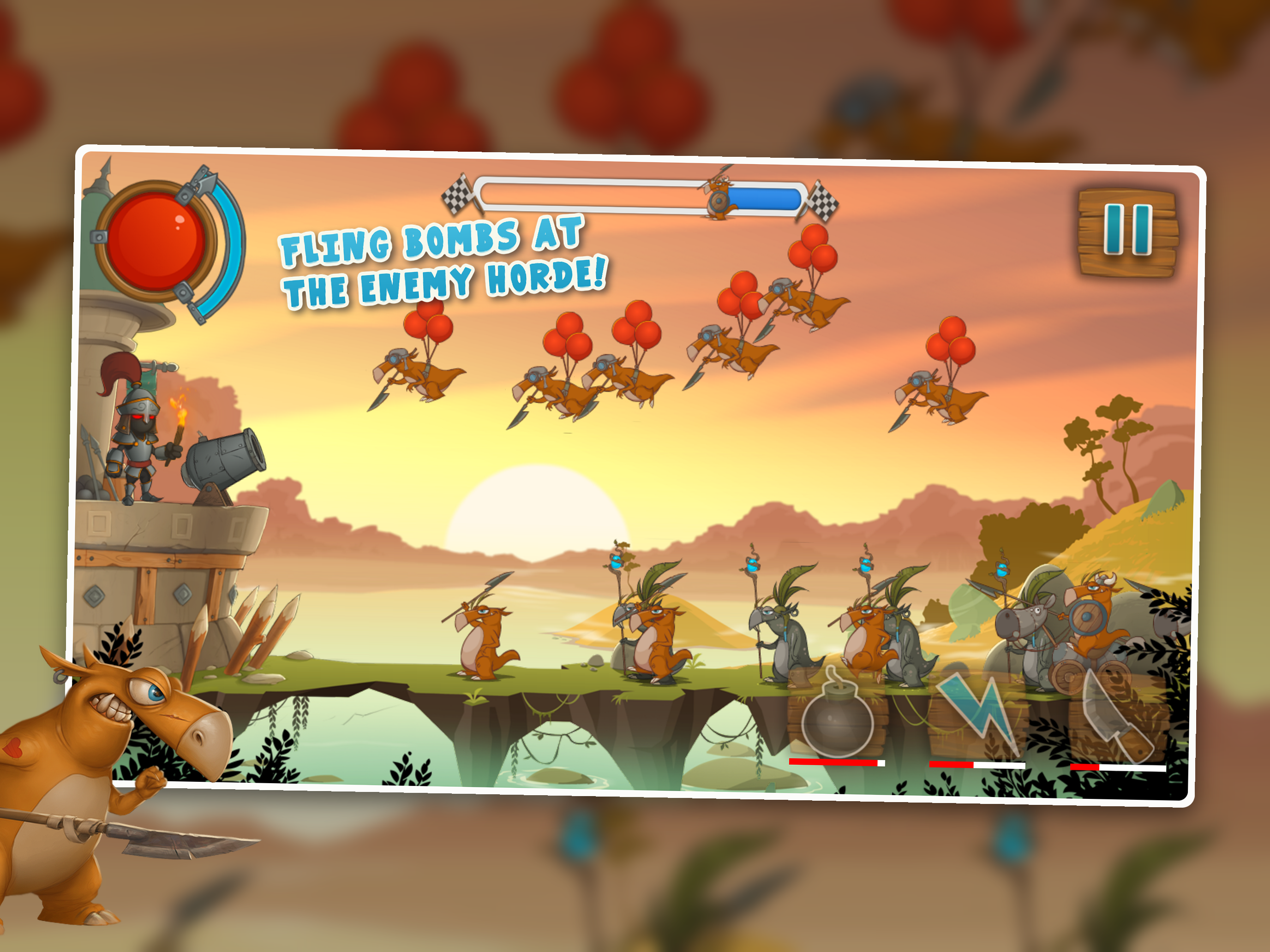 Flingdom: Knight Tower Defense screenshot 8