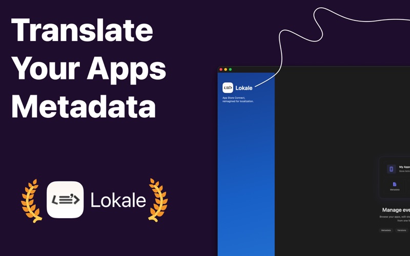 Lokale: Localize Metadata iPhone screenshot