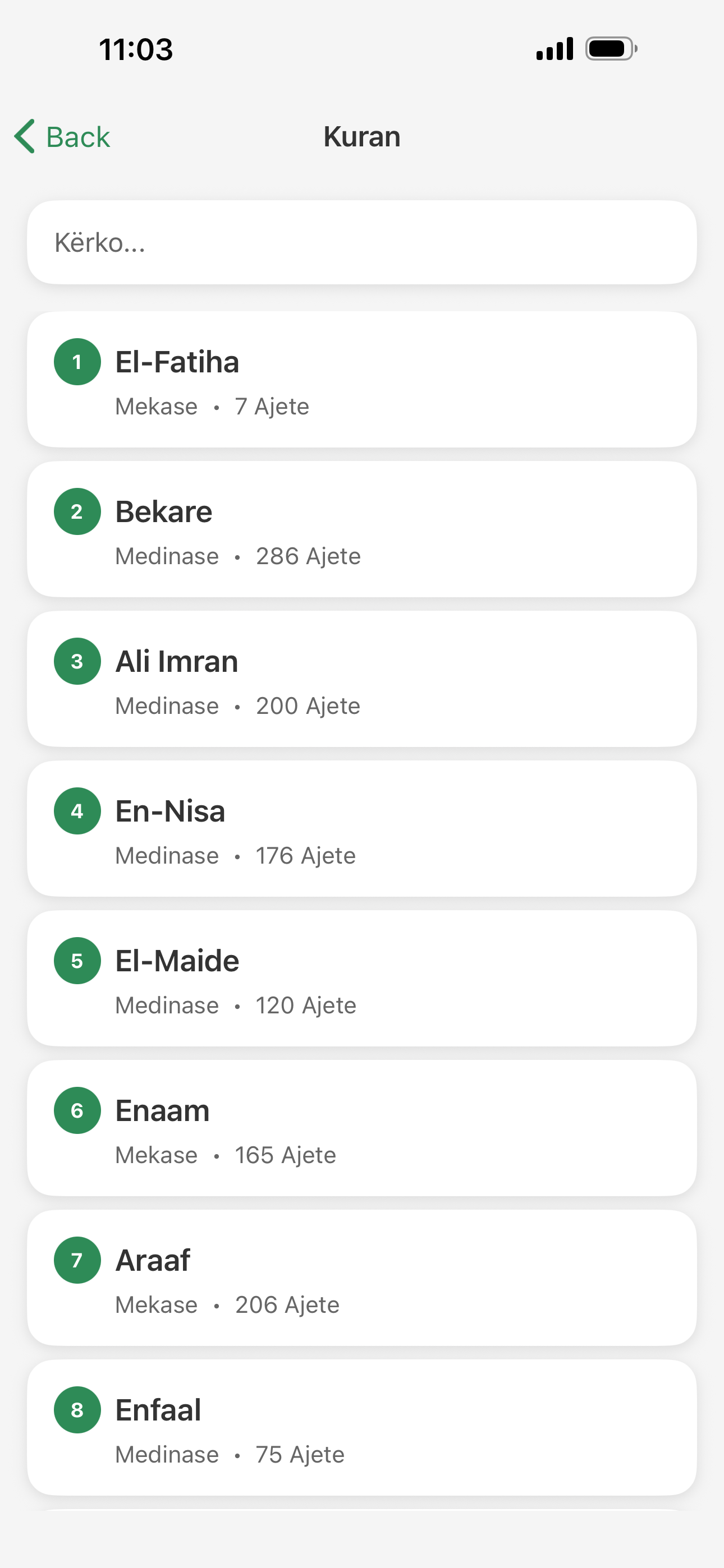 Ezani - Takvimi Shqip