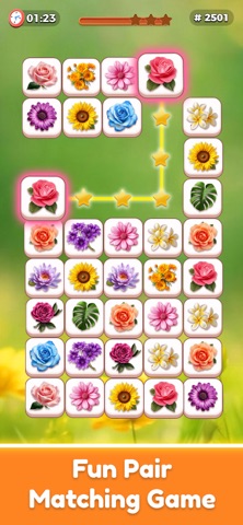 Zen Flower - Tile Match Game Screenshot 1 of 4