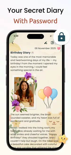 Secret diary : Locked journal screenshot 3