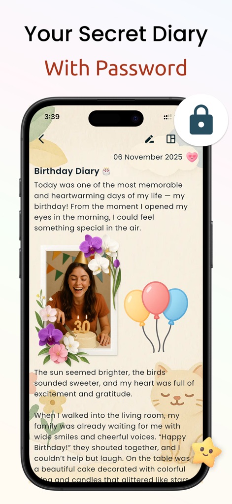 Secret Diary - Private Journal - Lifestyle App | MWM