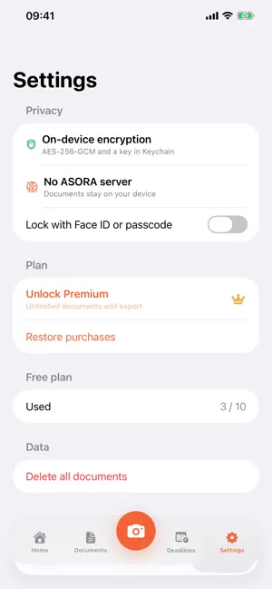 ASORA Vault screenshot 4