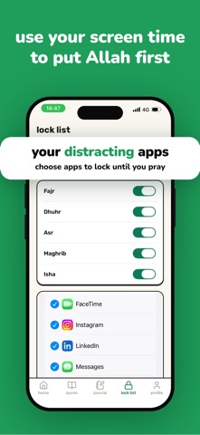 Five Before - prayer lock screenshot