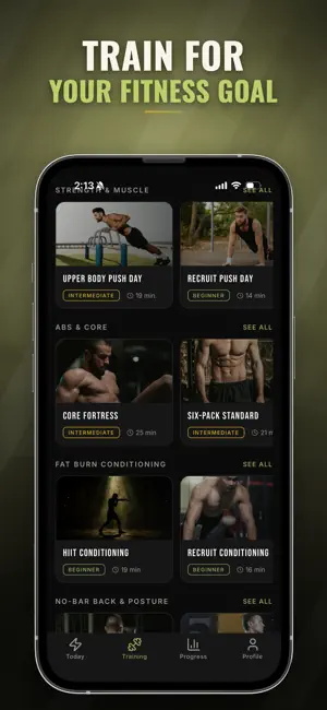 Military Calisthenics Men screenshot 3