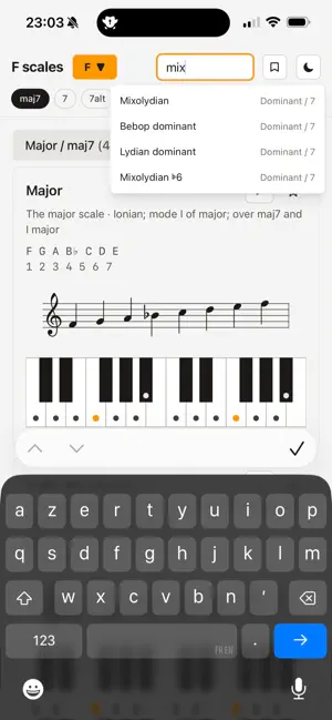 Jazzlore Scales screenshot 4