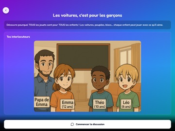 Frog, grandir sans sexisme iPad screenshot