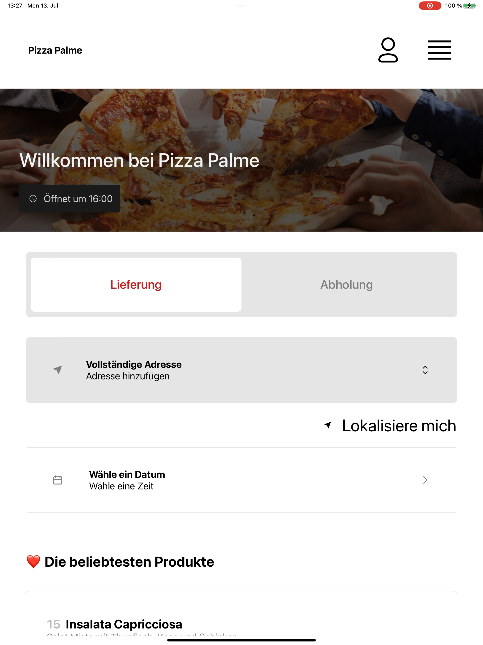Pizza Palme screenshot 5