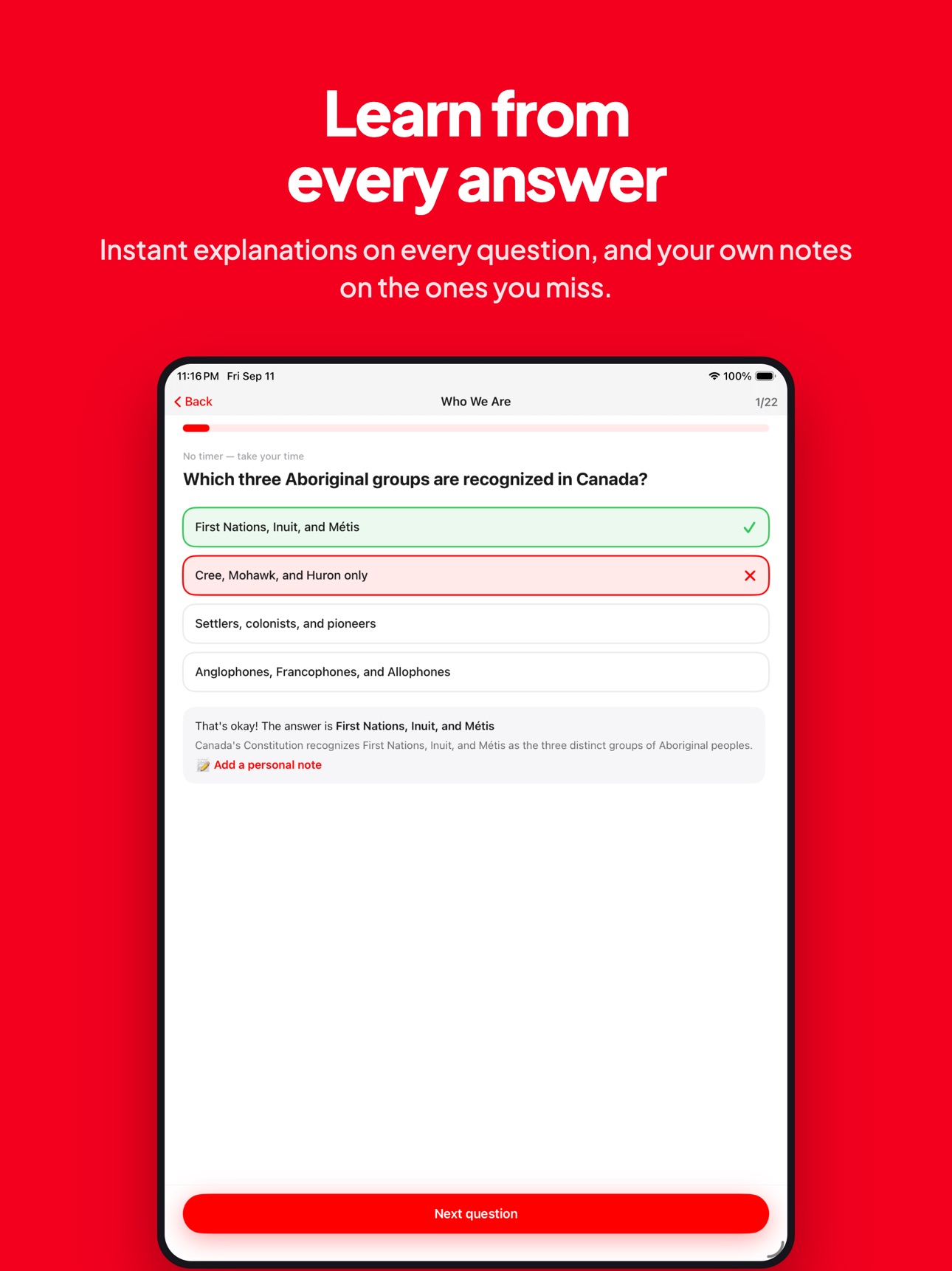 Screenshot 11 of Citizenship Prep Canada