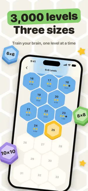 Hexpair: Logic Puzzle Game screenshot 3