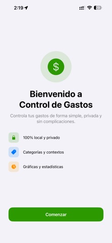 Smart Expense Control Screenshot 1 of 5