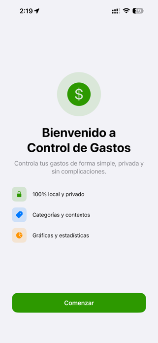 Smart Expense Control Screenshot 1 of 5