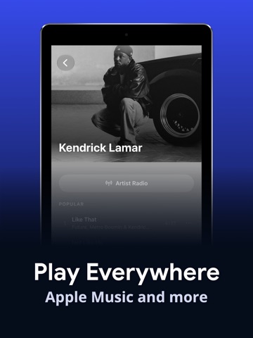 Eclipse Music iPad screenshot