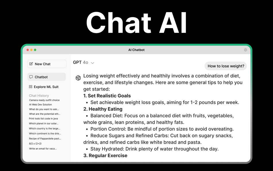 #5. AI Chatbot : Ask AI Assistant (macOS) 게시자: Aiman Batool