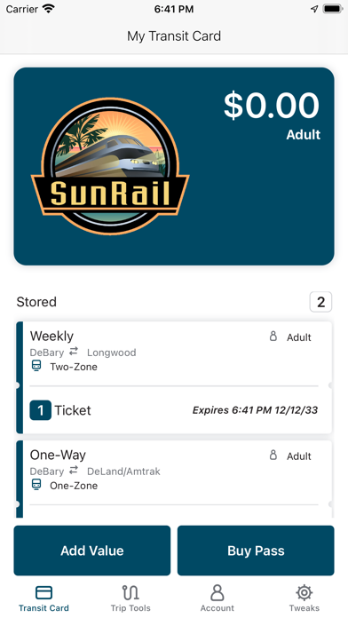 SunRail Mobile Screenshot