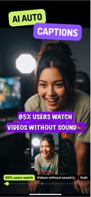 Subi: auto captions for videos screenshot