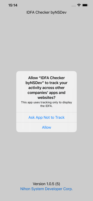 IDFA Checker byNSDev Screenshot 3 of 4