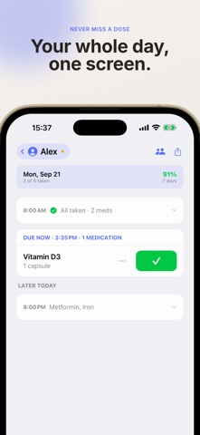 Curani – Medication Reminder Screenshot 1 of 9