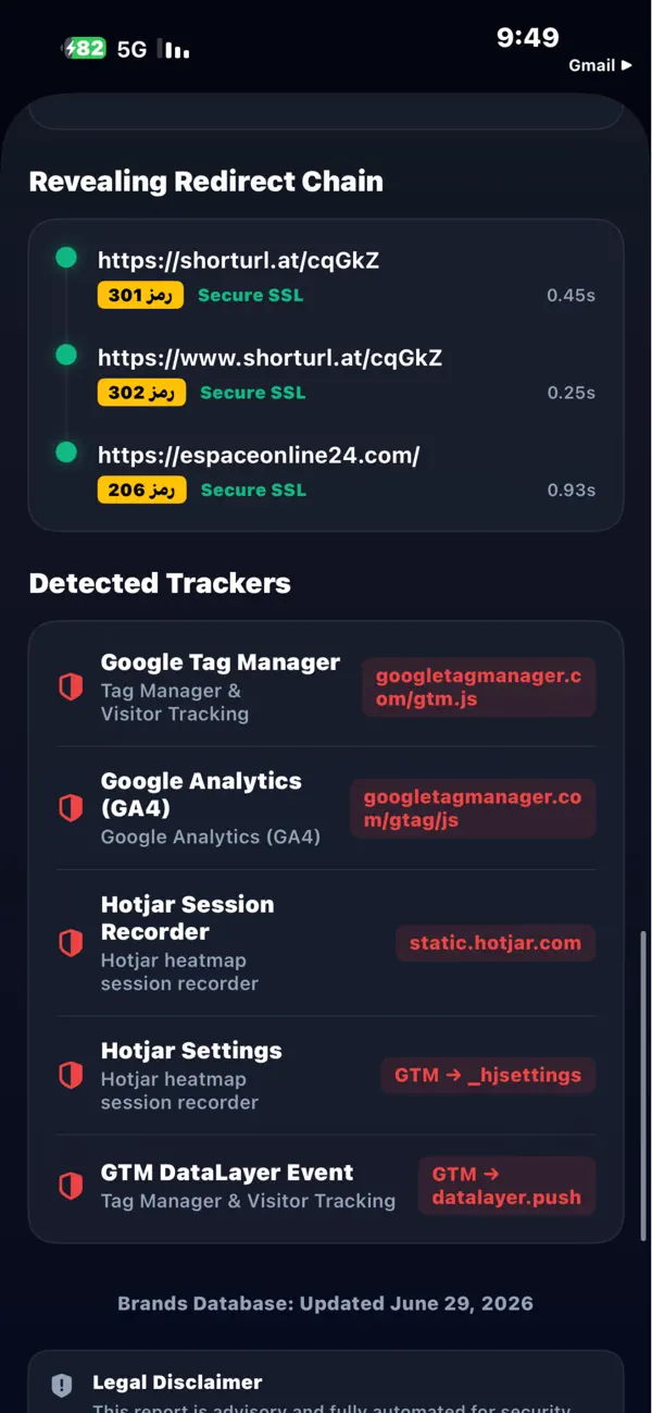 #3. CHECKurl: Safe Link Inspector (iOS) di: Thamer Mohammed