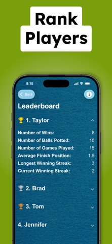 Kelly Pool: Fun Group Games iPhone screenshot