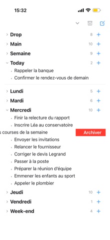 Vendredi iPhone screenshot