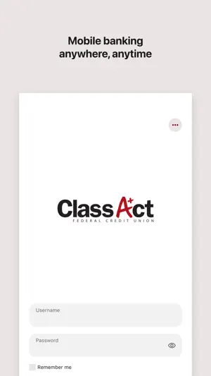 Class Act Federal Credit Union screenshot 1