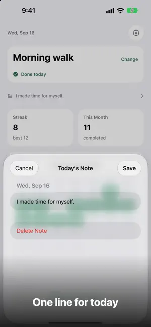 DoneToday: Daily Log screenshot 3