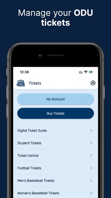 ODU Monarch Mobile Screenshot