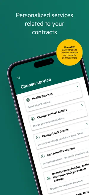 HanseMerkur ServiceApp screenshot 1