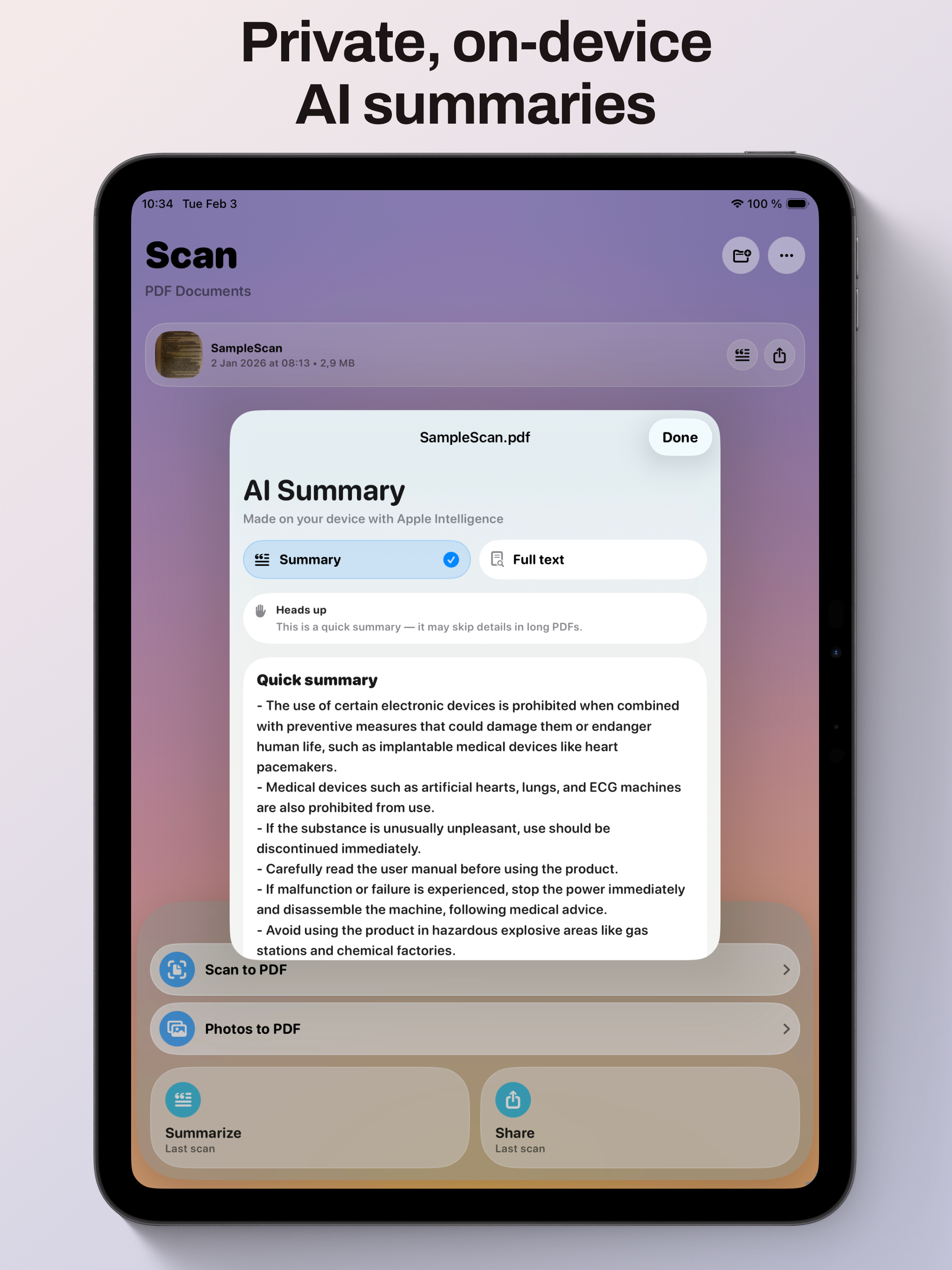 PDF Scan & Summarize screenshot 9