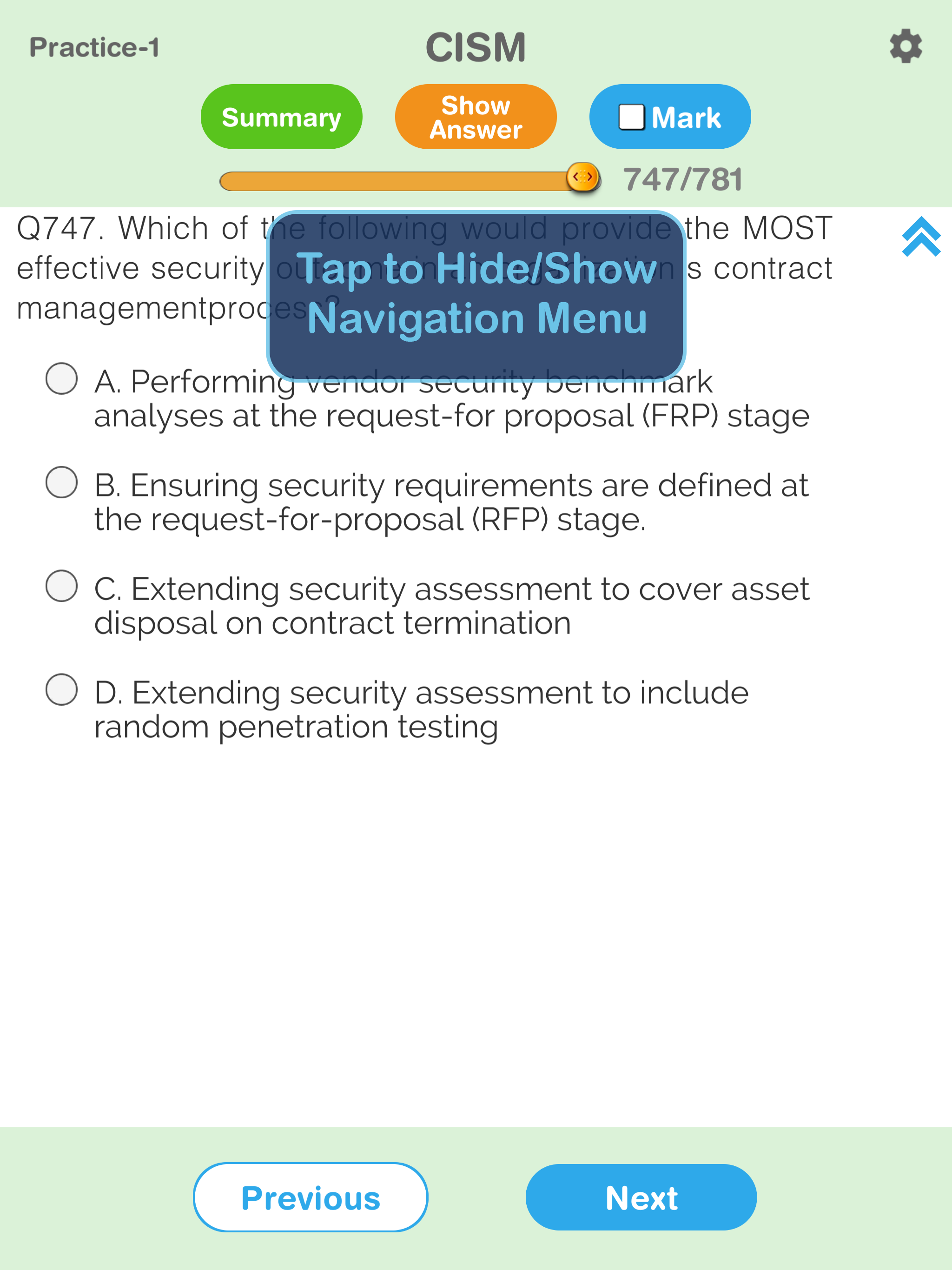 CISM Certification Exam Prep screenshot 6