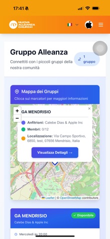 Nuova Alleanza Church iPhone screenshot