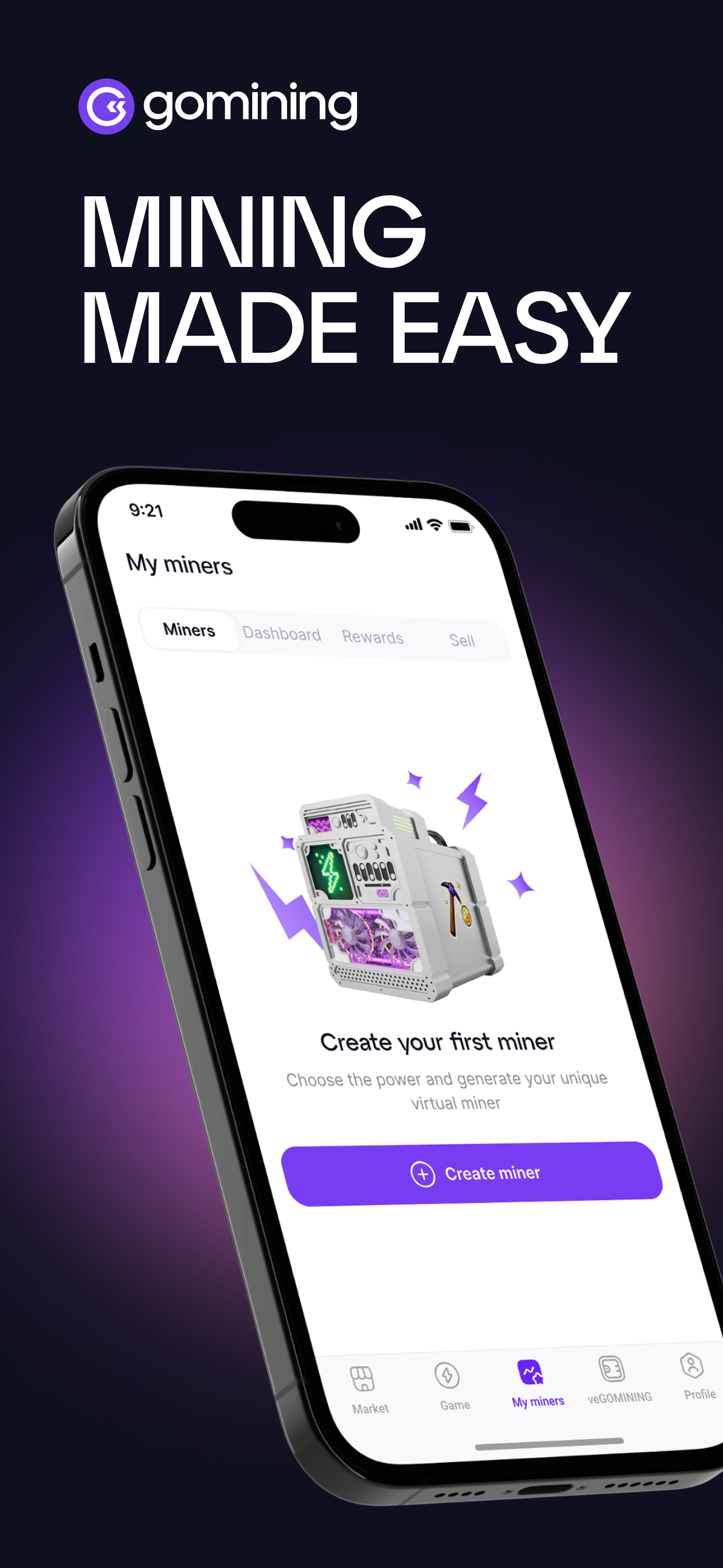 GoMining - Mining App