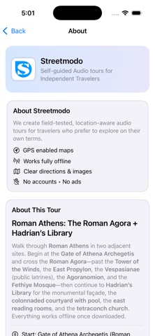 Roman Agora of Athens Tour screenshot