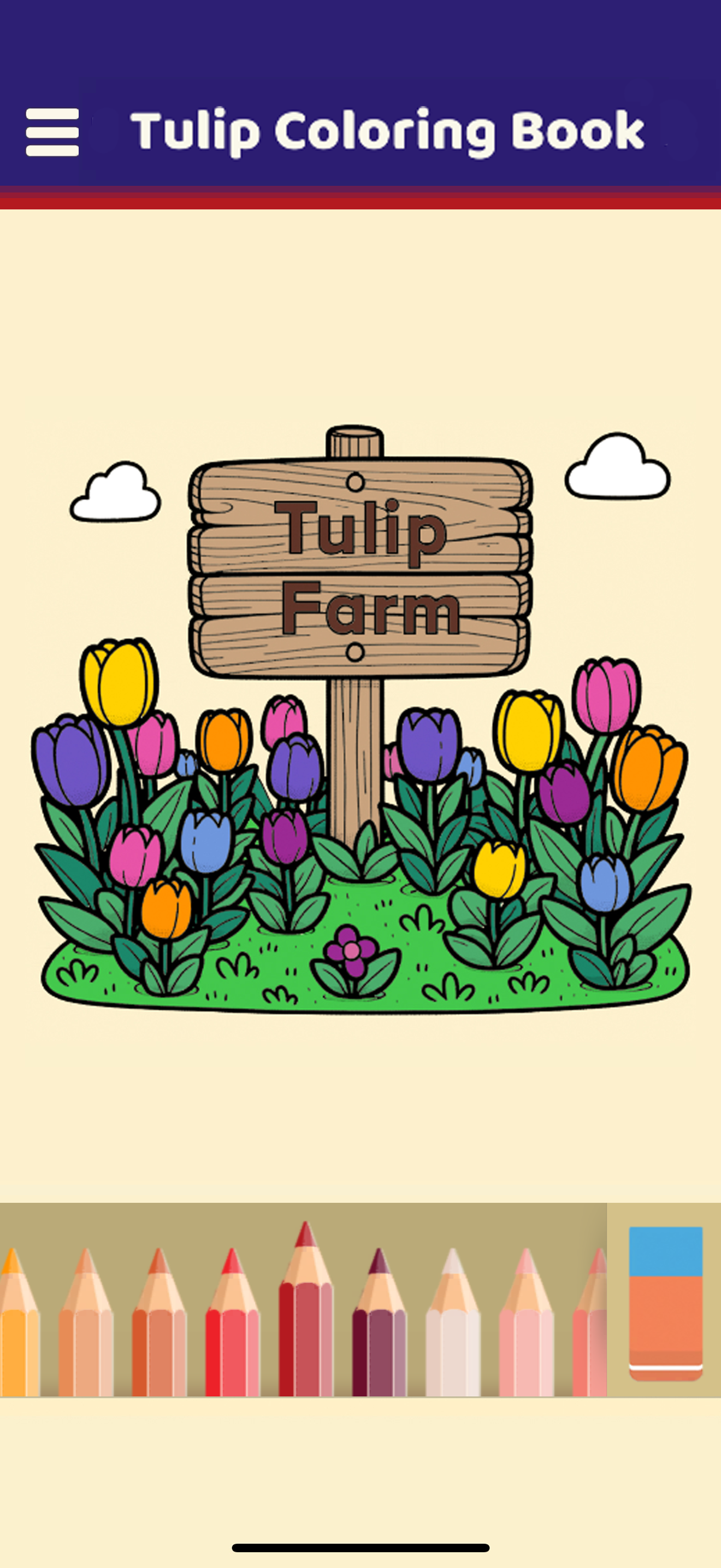 Tulip Coloring Book