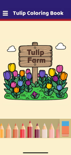 Tulip Coloring Book screenshot 3