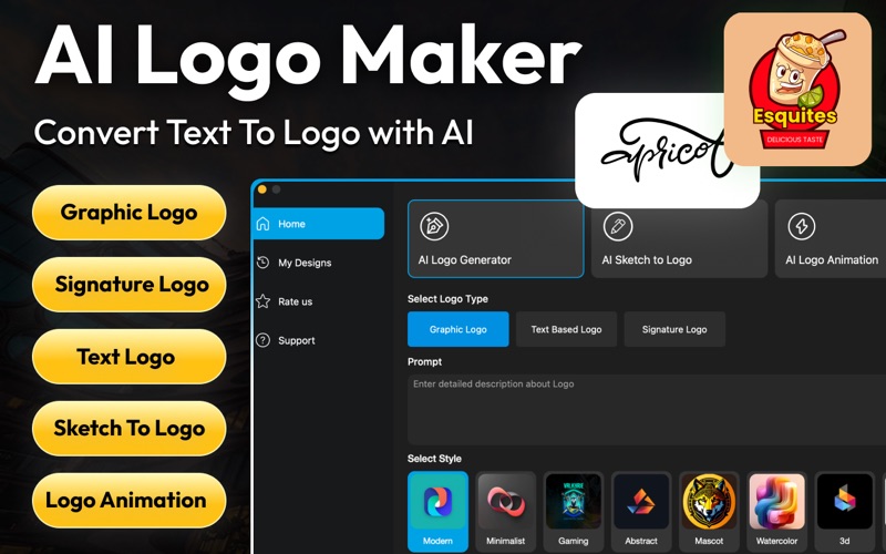 AI Logo Maker | Logo Creator iPhone screenshot