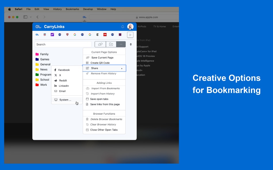 #2. CarryLinks Desktop (macOS) Podle: Khaled Huthaily